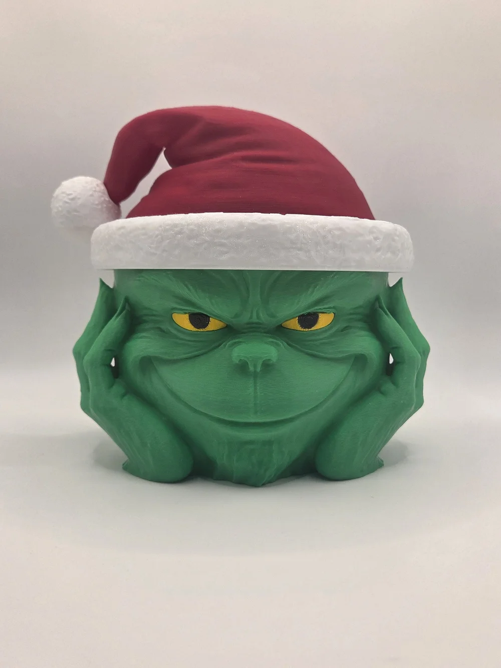 Grinch Holiday Decorative Container – Green